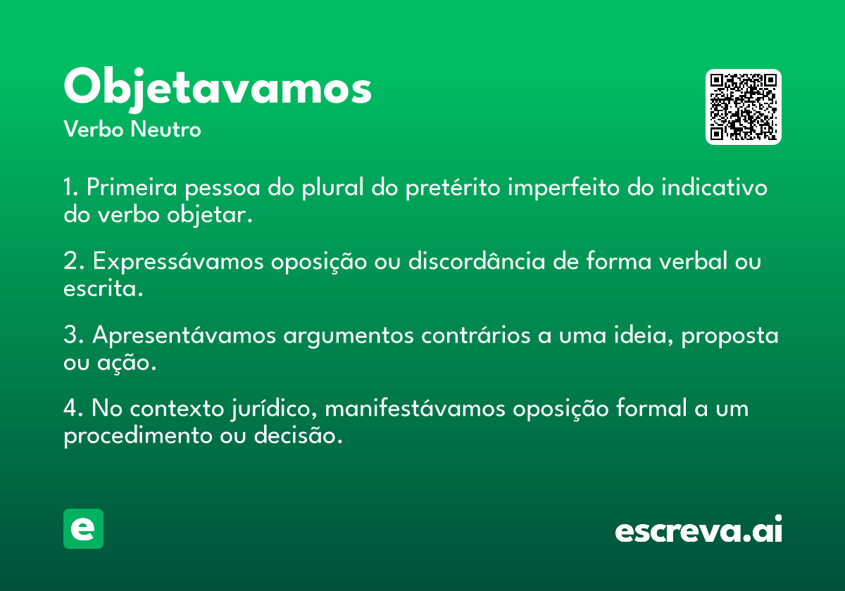 objetavamos