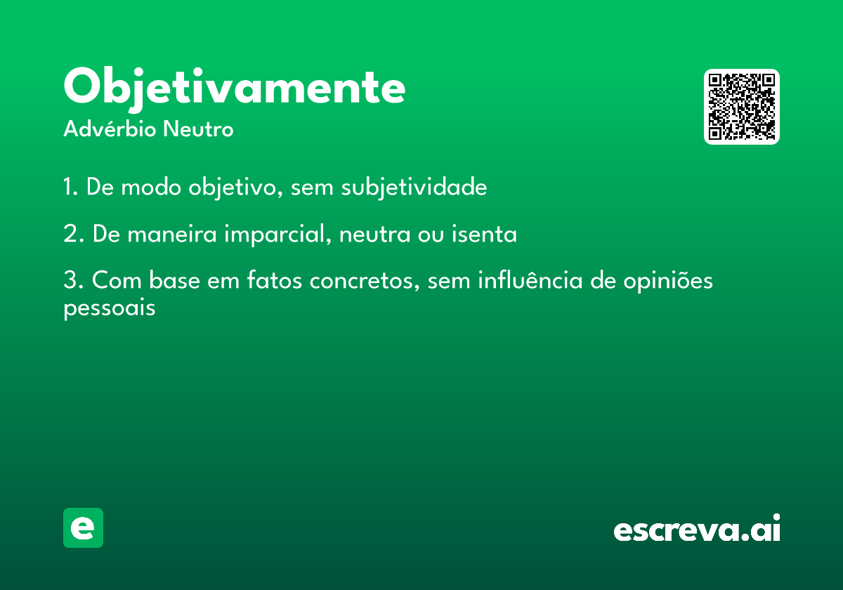 objetivamente