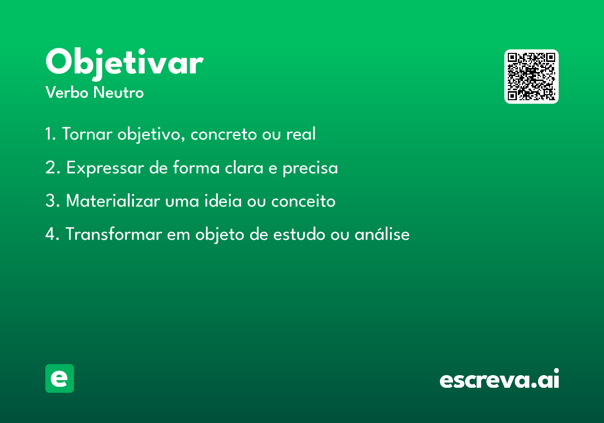 objetivar