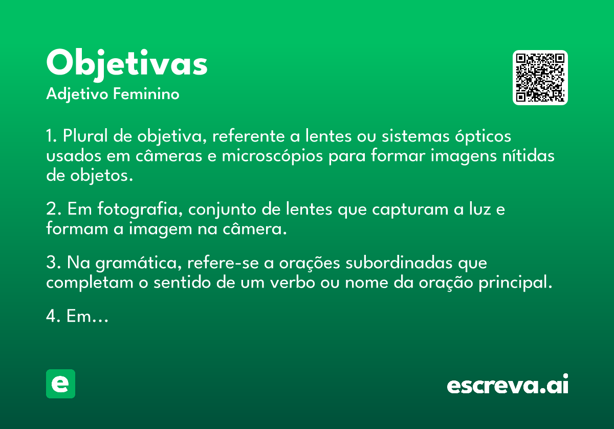 objetivas