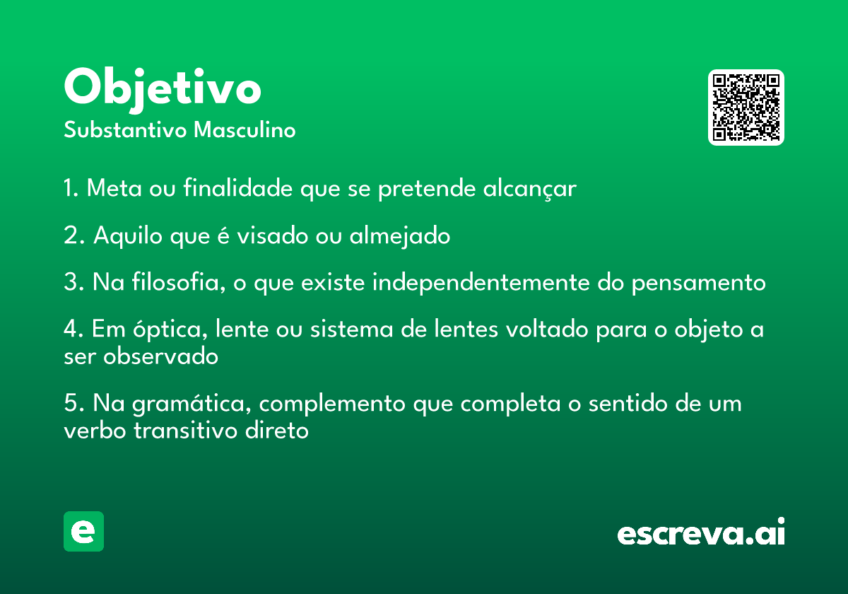 objetivo