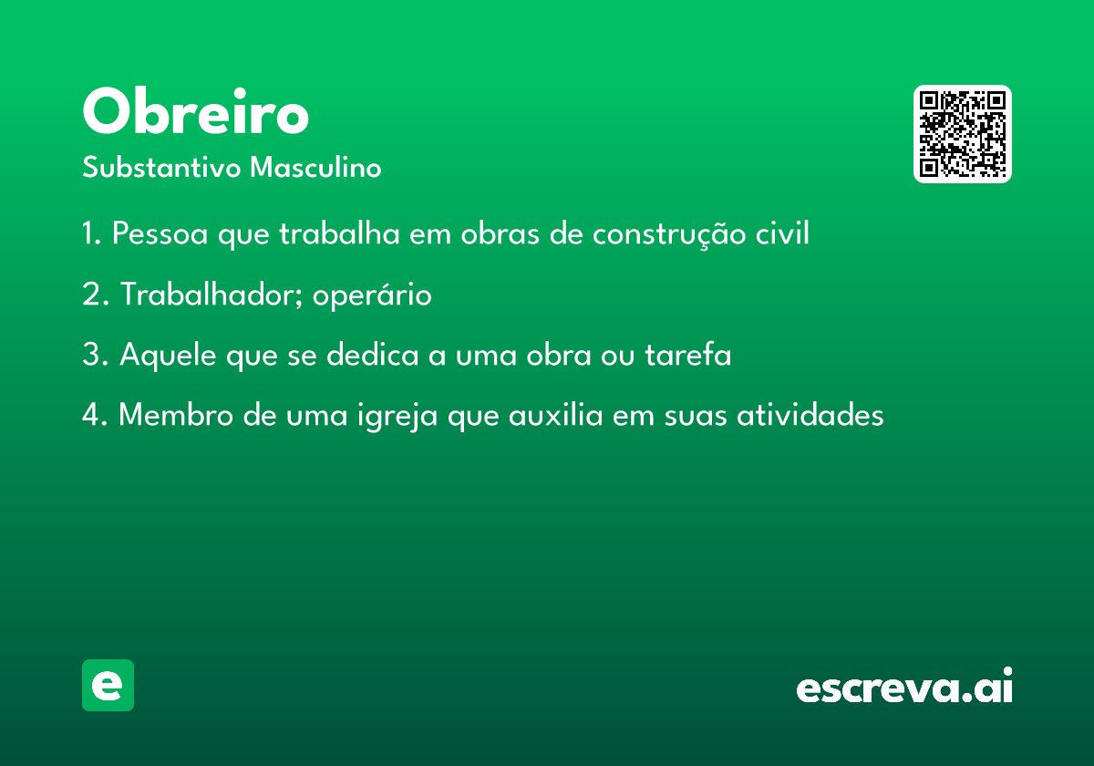 obreiro