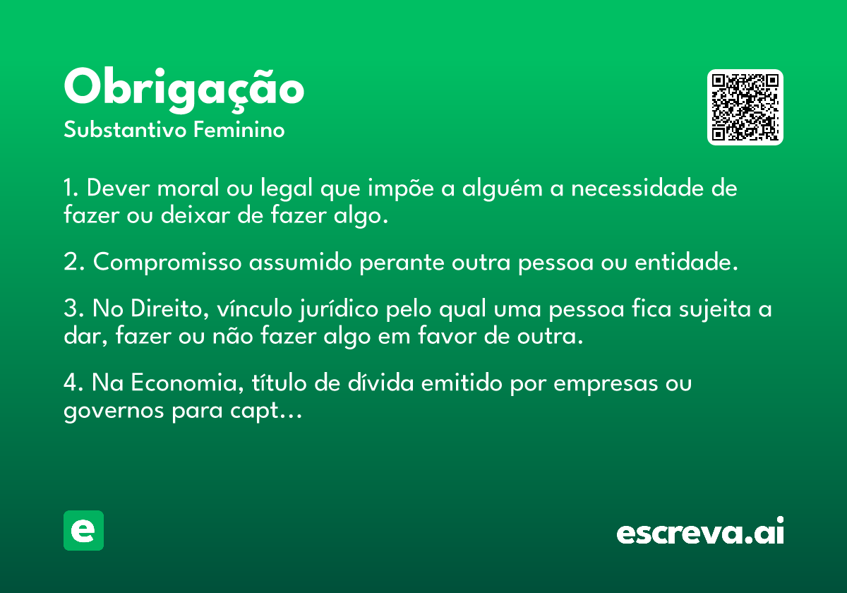 obrigação
