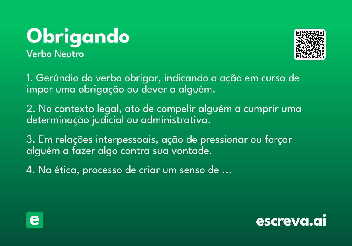 obrigando