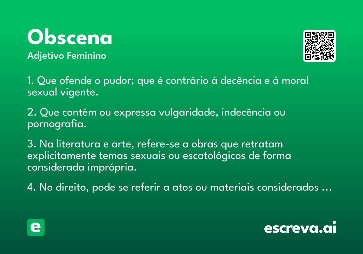 obscena