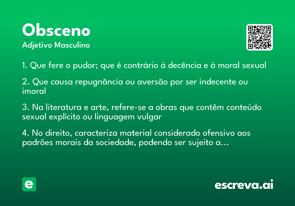 obsceno