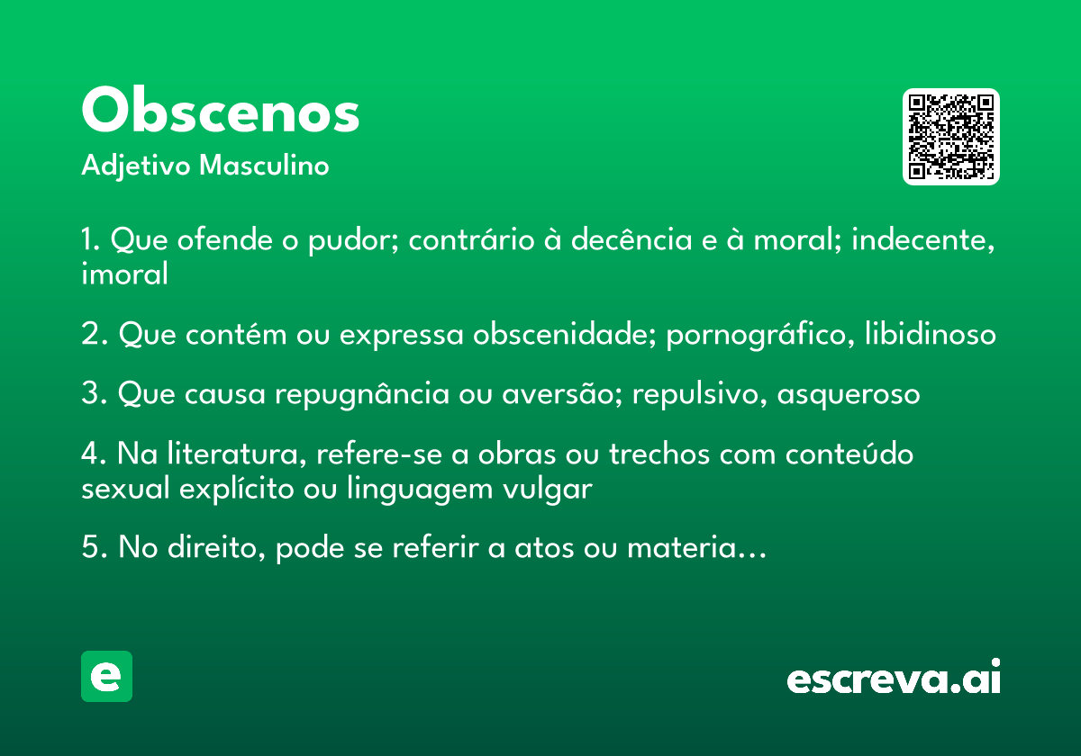 obscenos