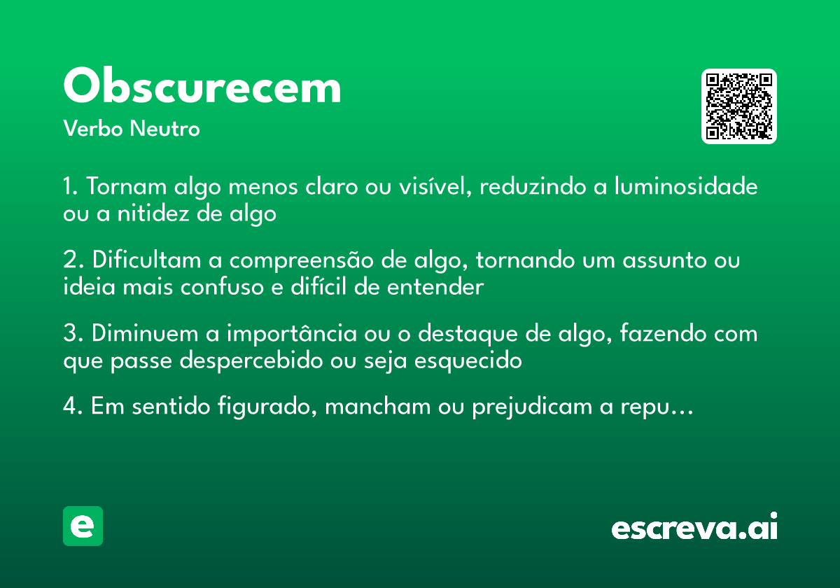 obscurecem