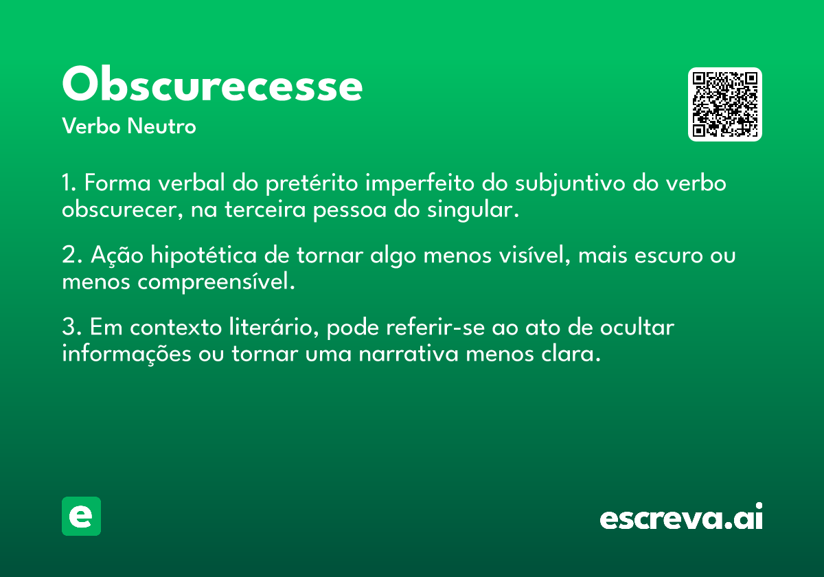 obscurecesse