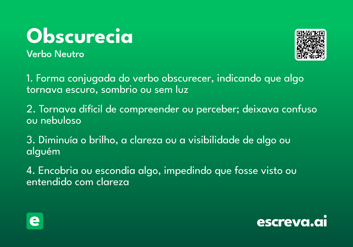 obscurecia
