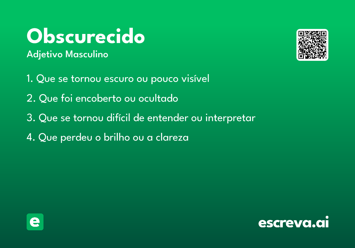 obscurecido