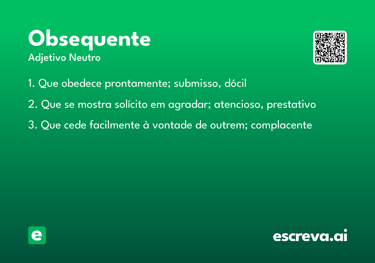 obsequente
