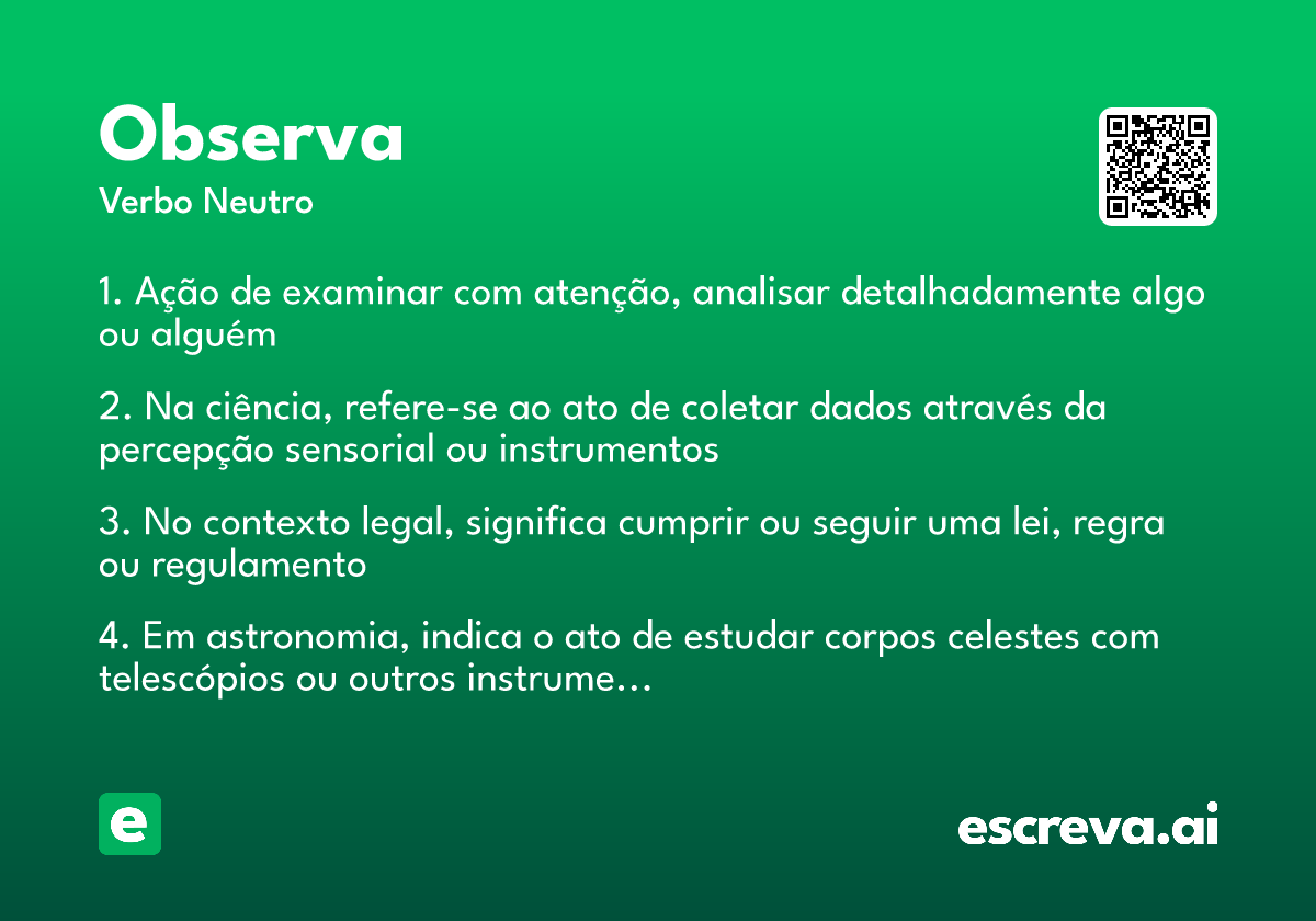 observa