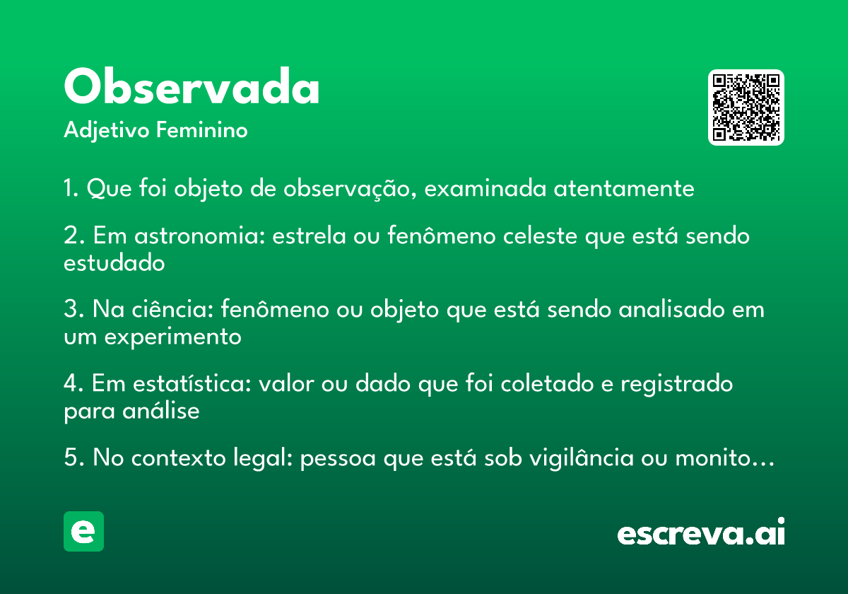 observada