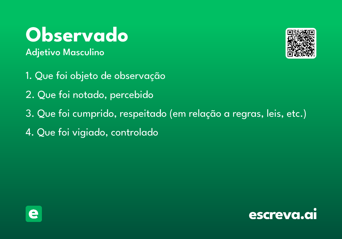 observado