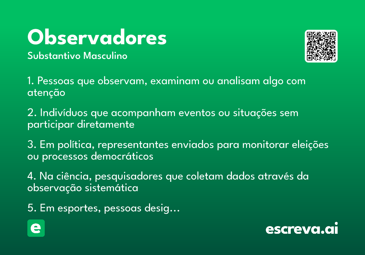 observadores