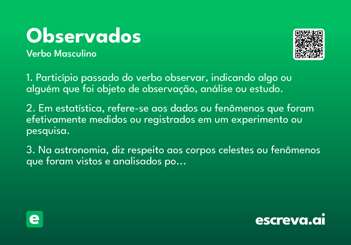 observados