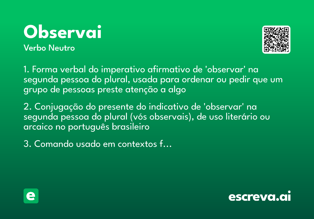 observai