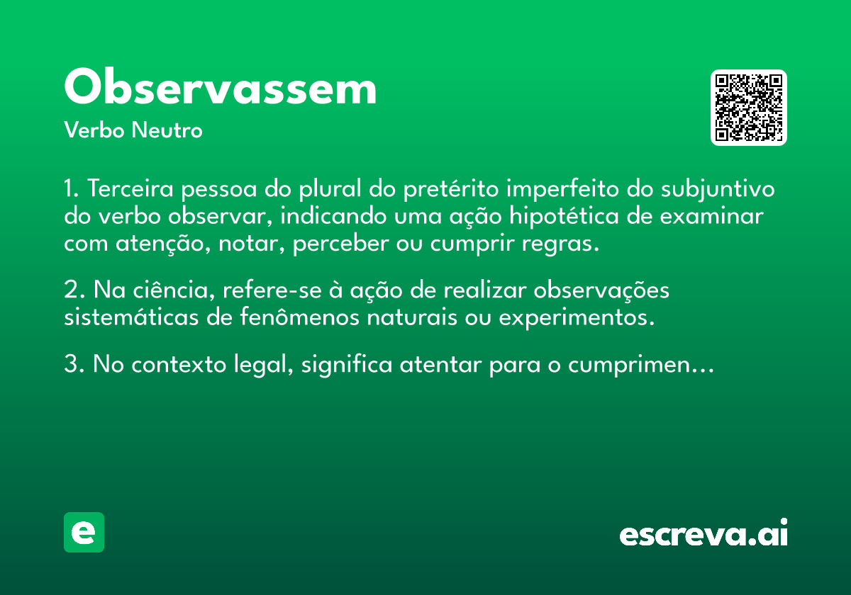 observassem
