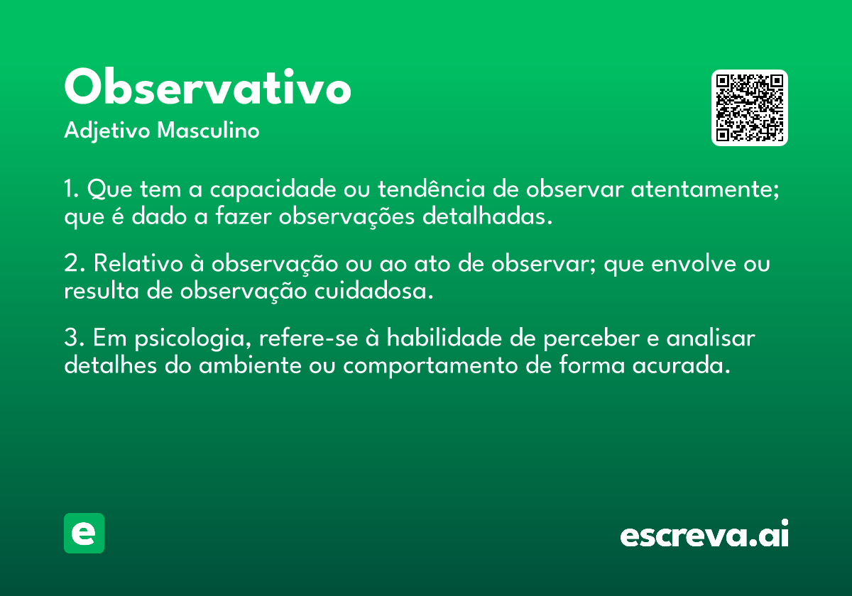 observativo