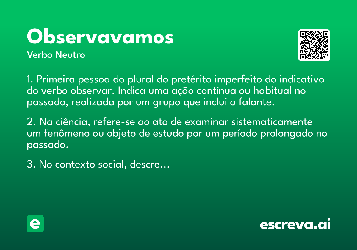observavamos