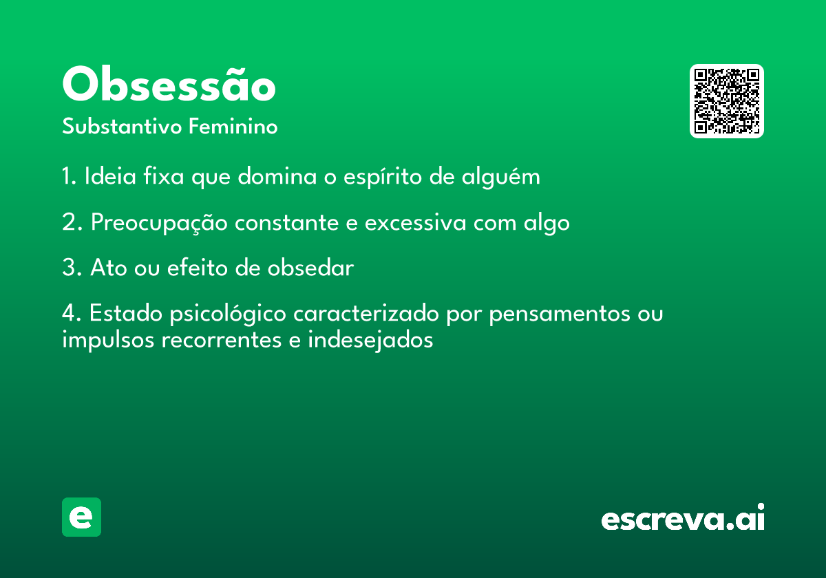 obsessão