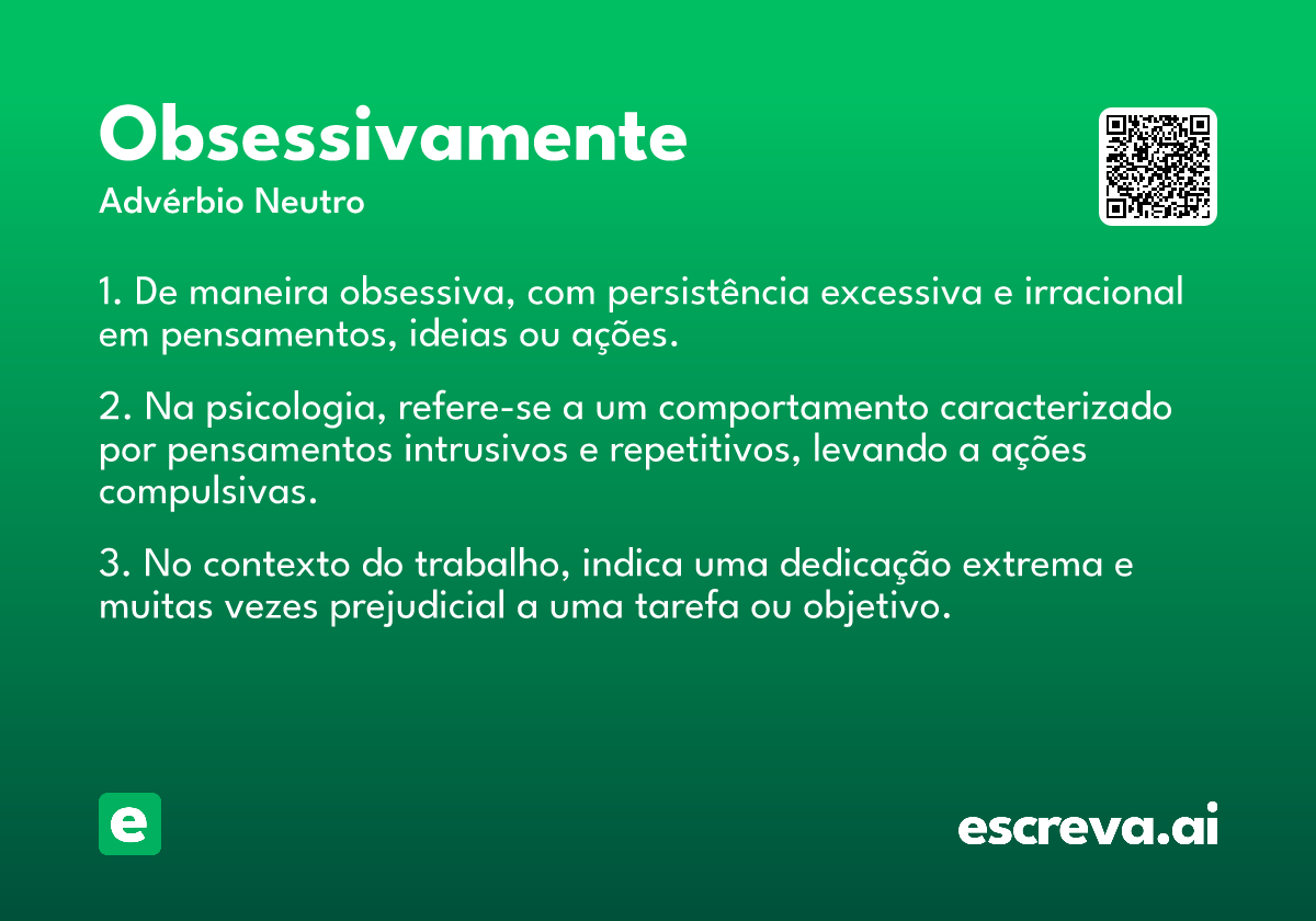 obsessivamente