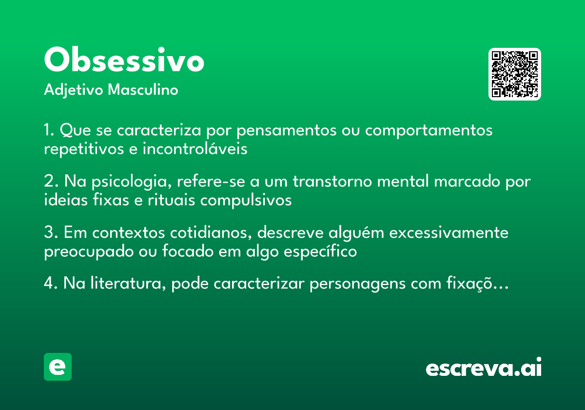 obsessivo