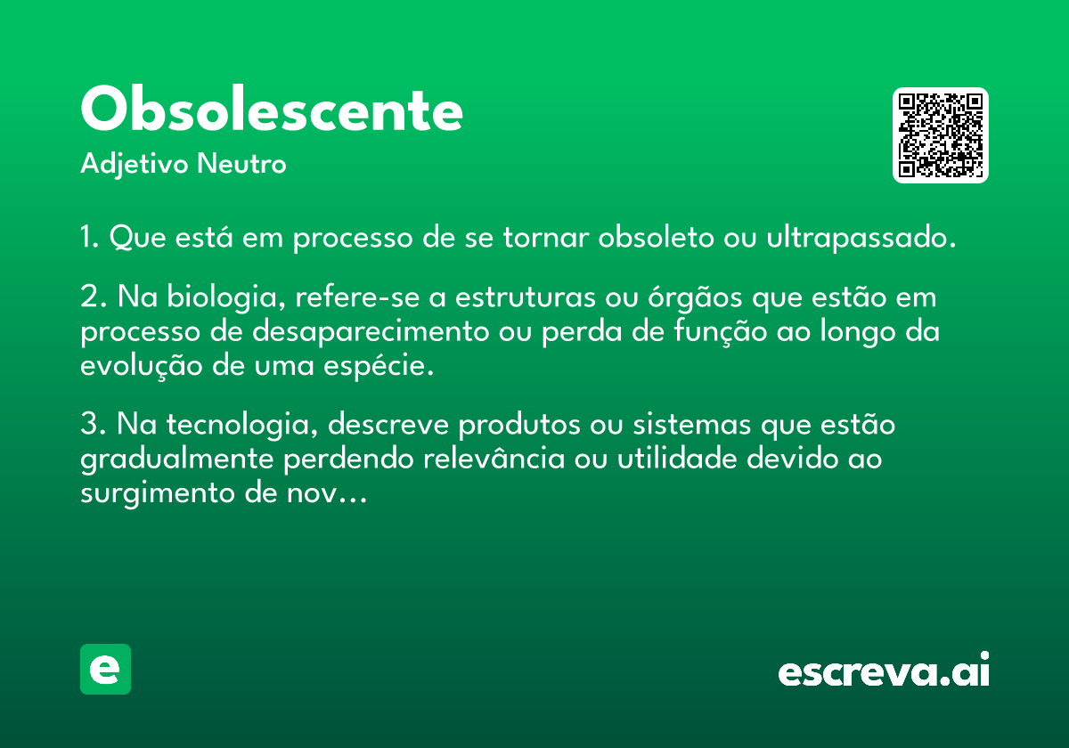 obsolescente