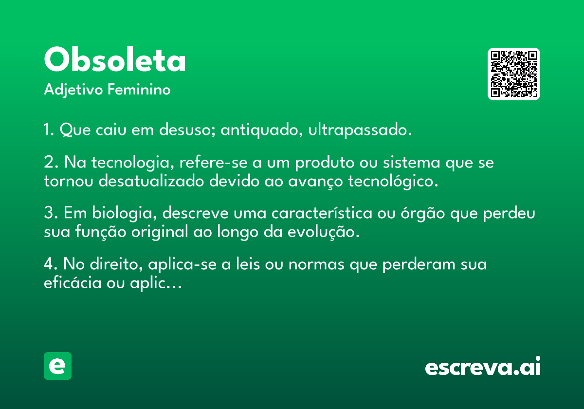 obsoleta