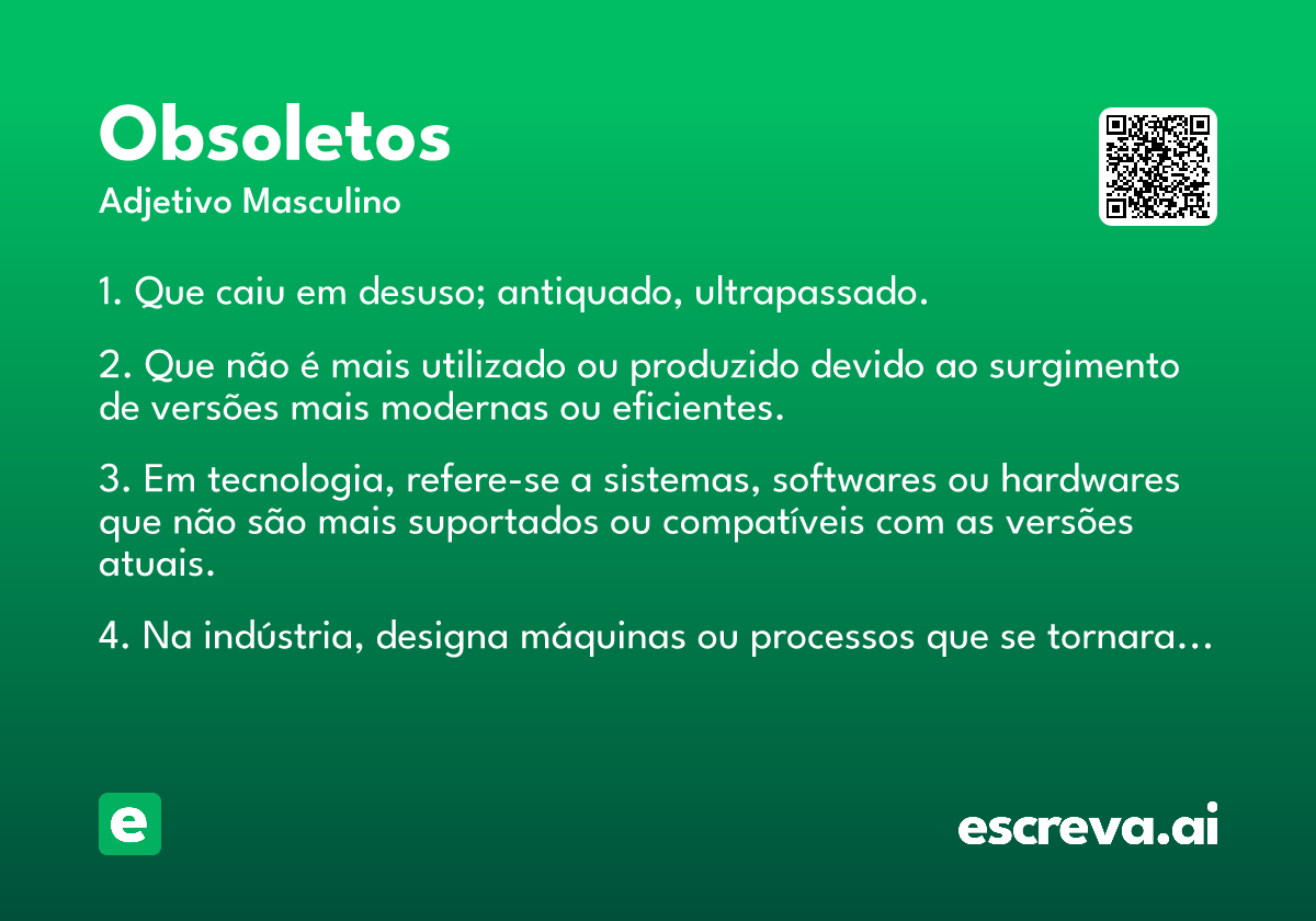 obsoletos