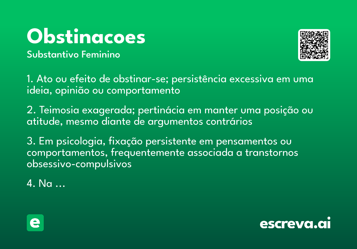 obstinacoes