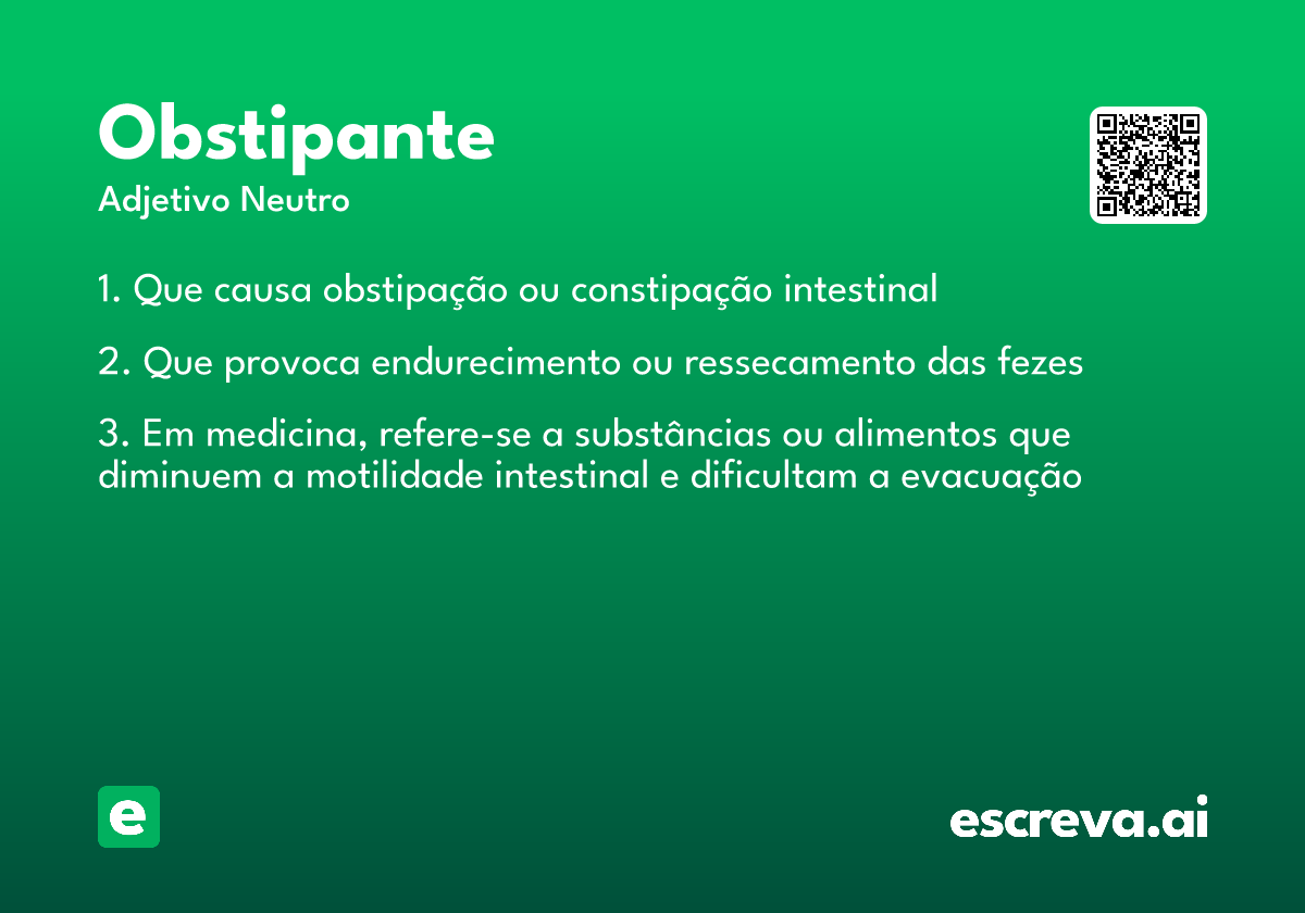 obstipante
