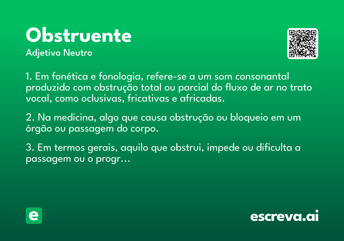 obstruente