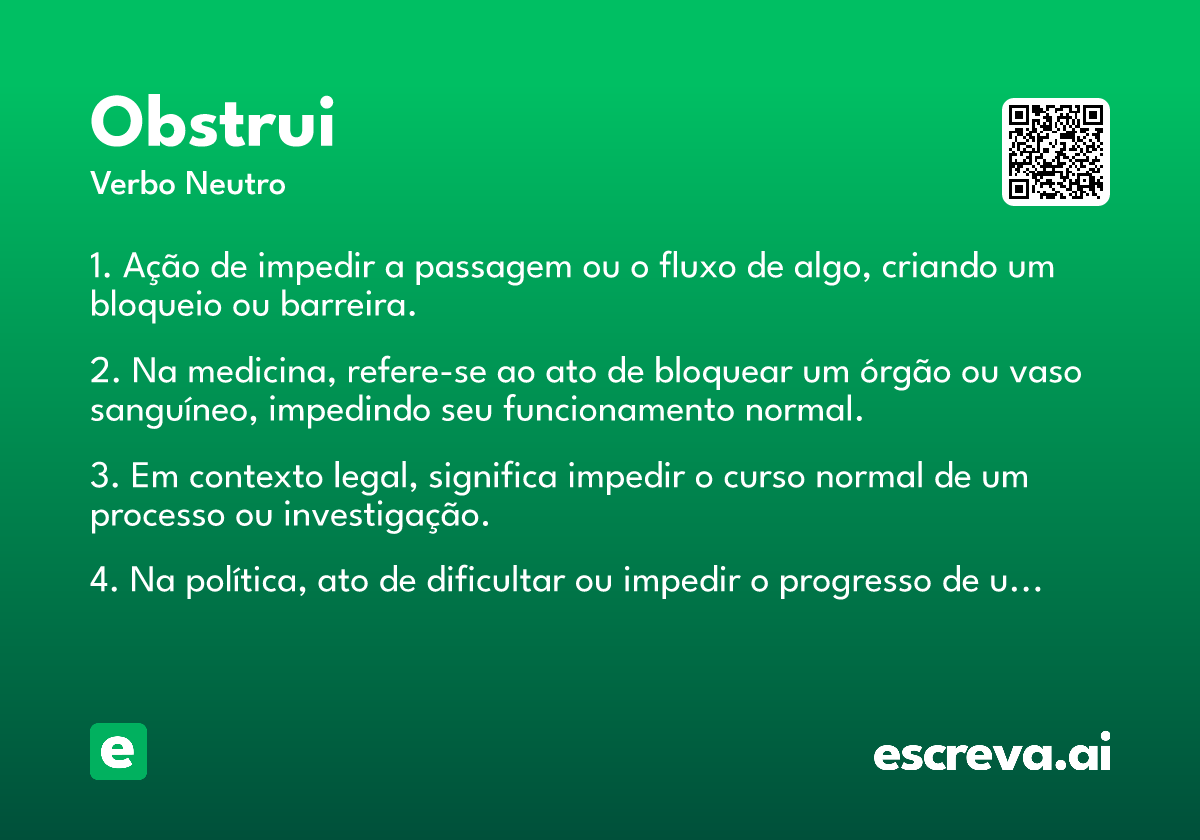 obstrui