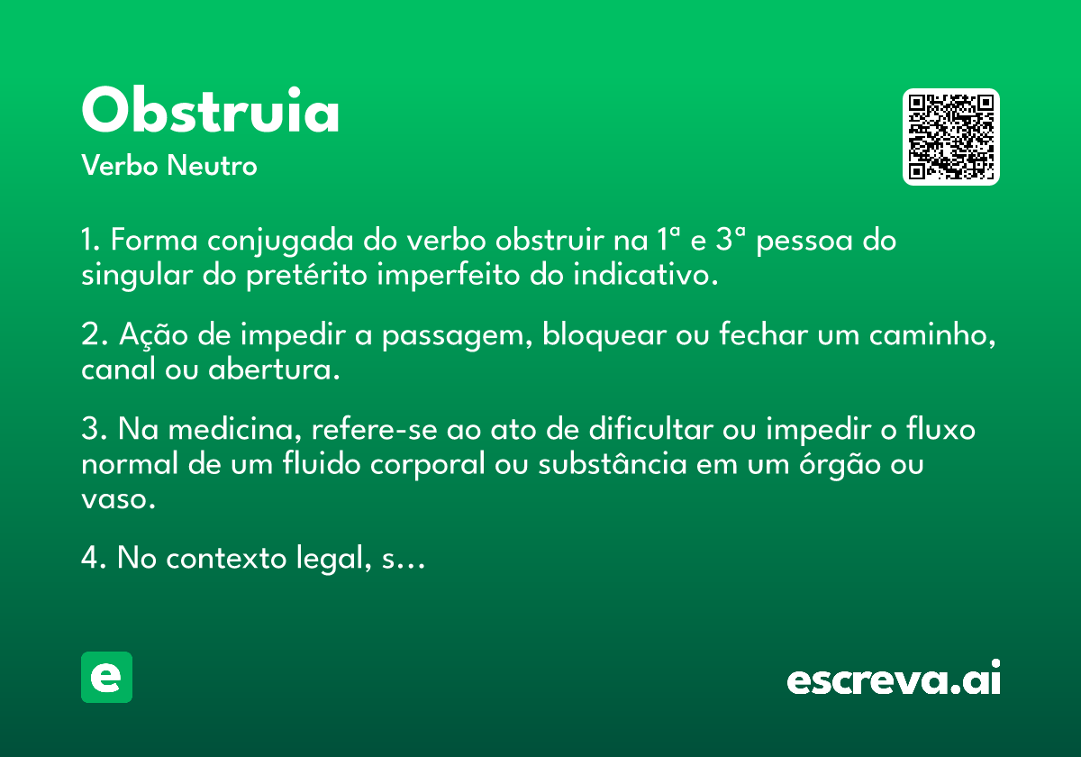 obstruia