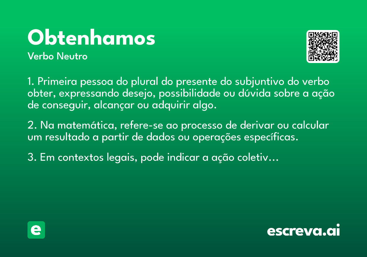 obtenhamos