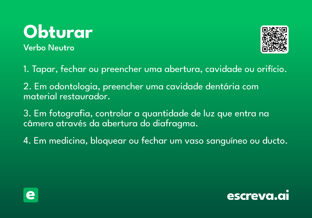 obturar