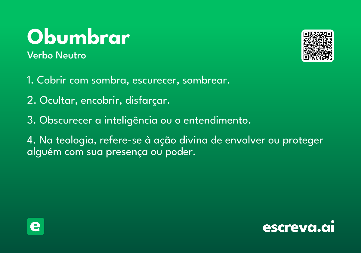 obumbrar