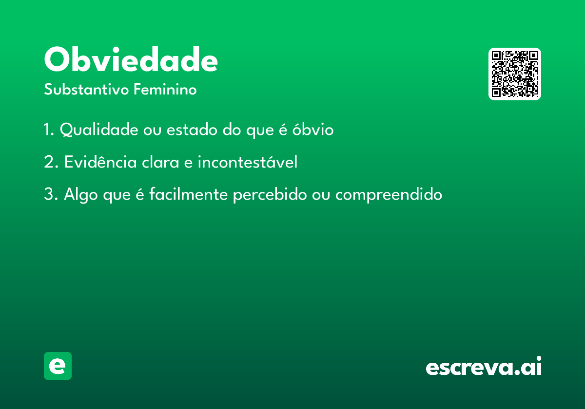 obviedade