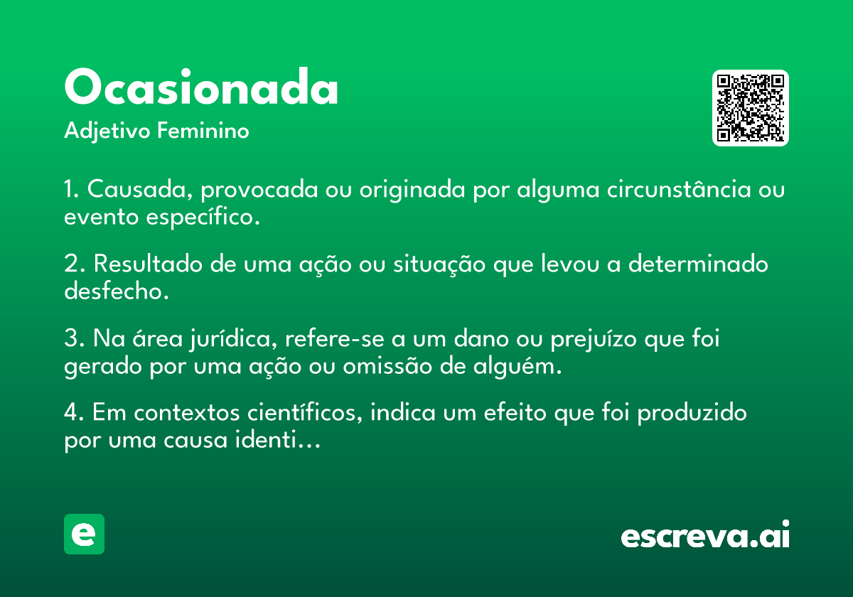 ocasionada