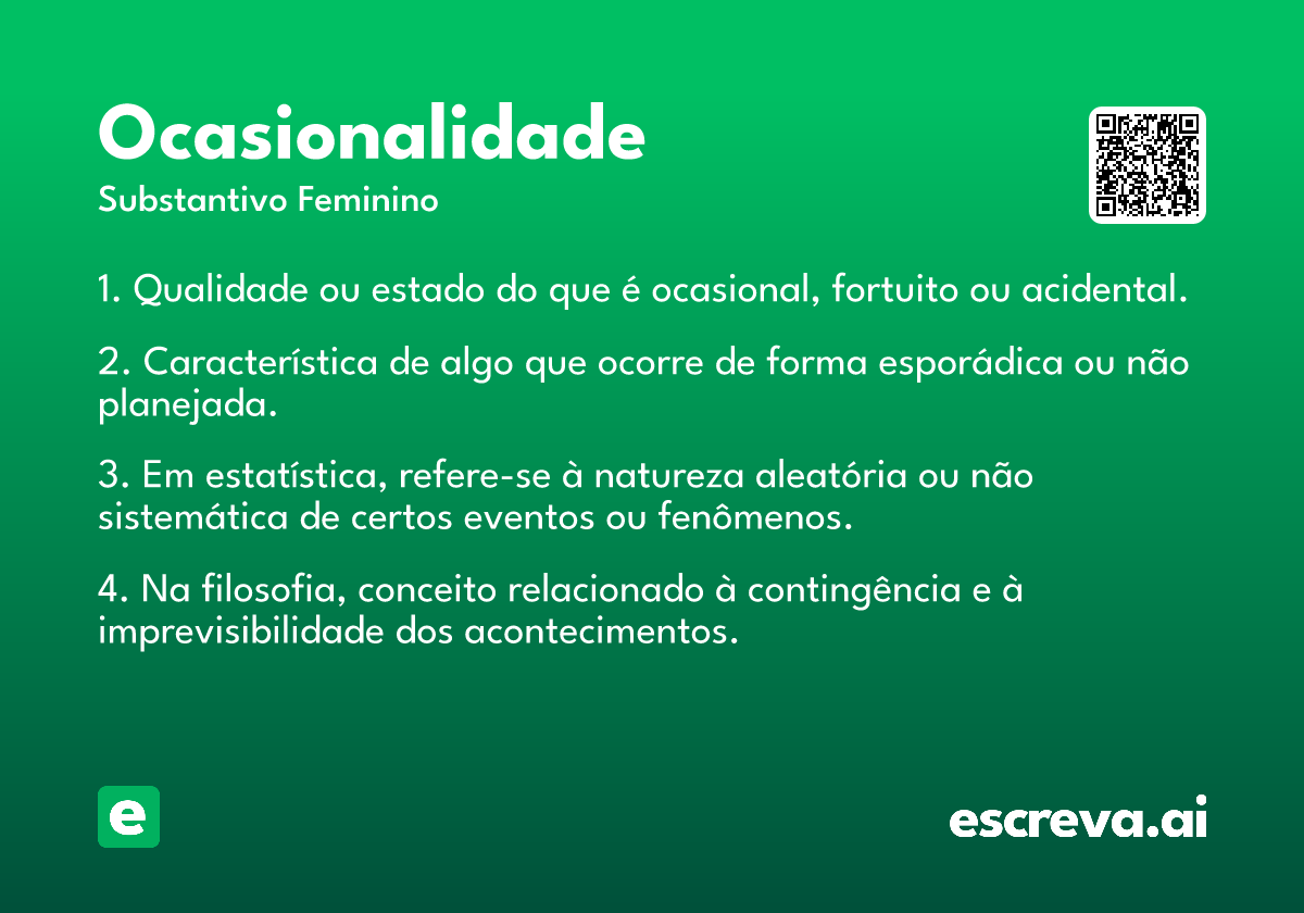 ocasionalidade
