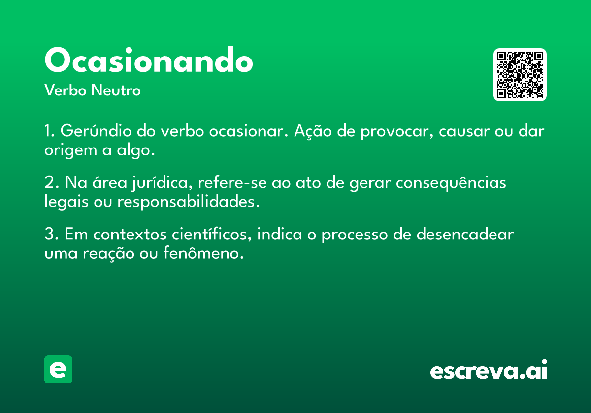 ocasionando