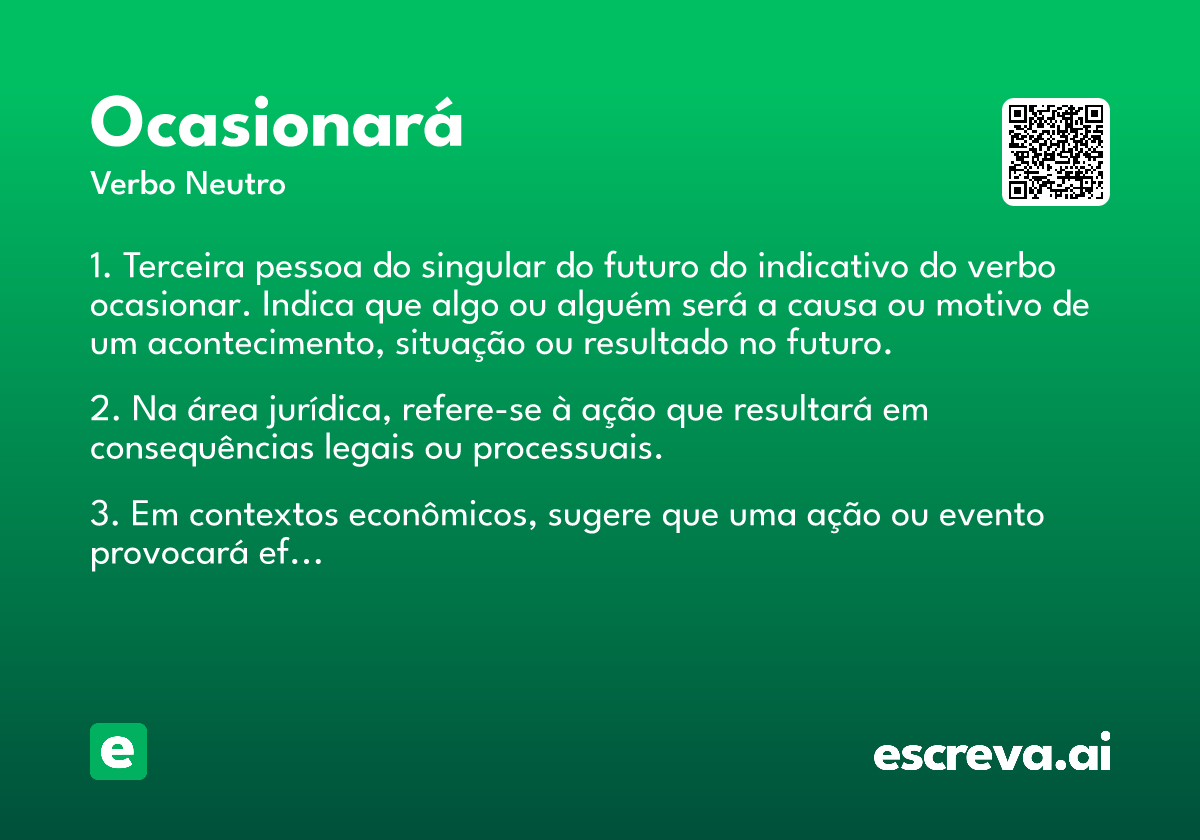 ocasionará