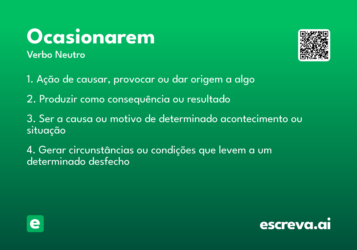 ocasionarem
