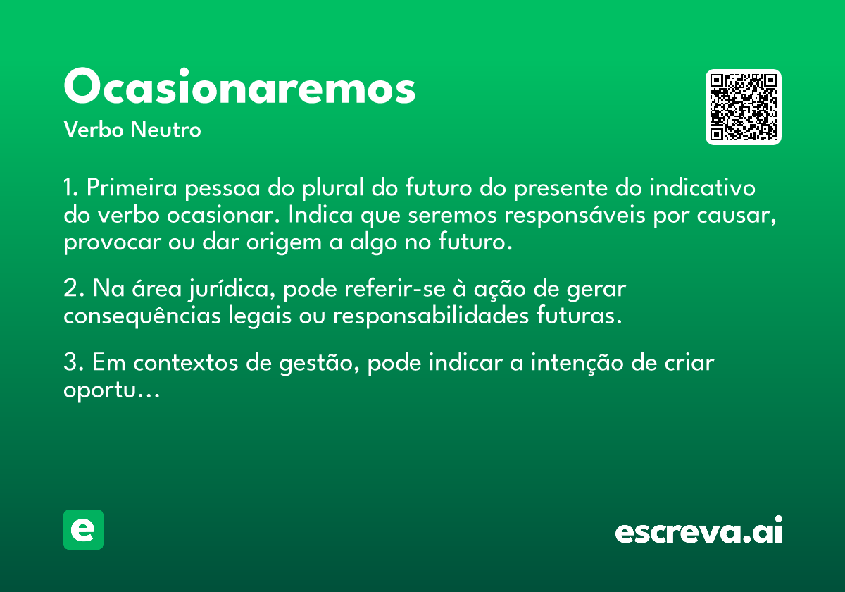 ocasionaremos