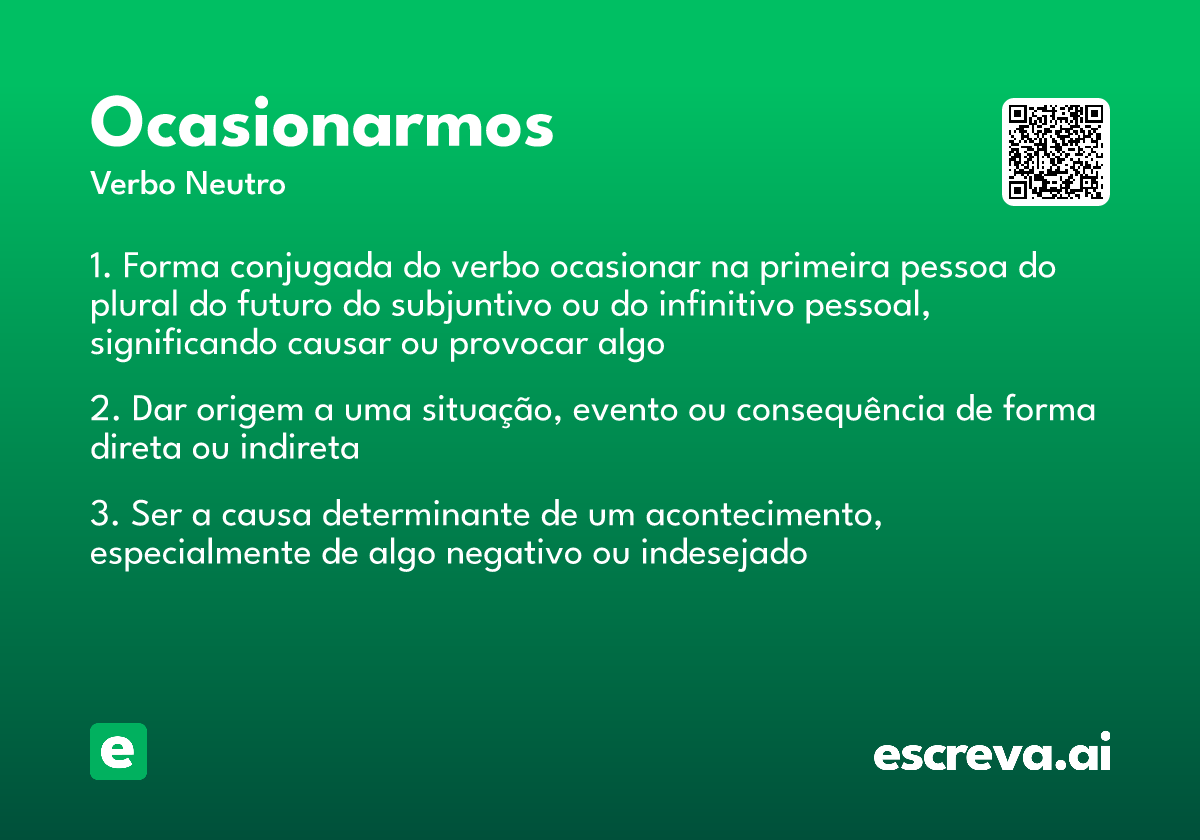 ocasionarmos