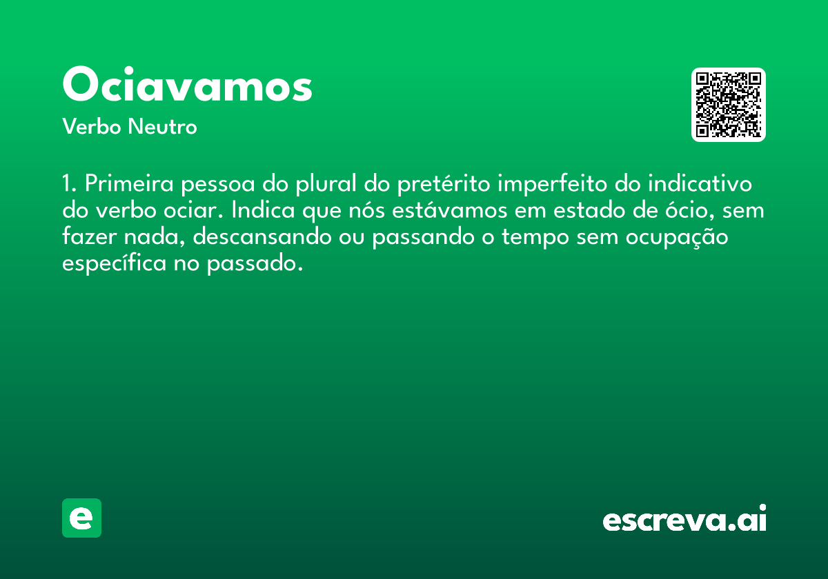 ociavamos