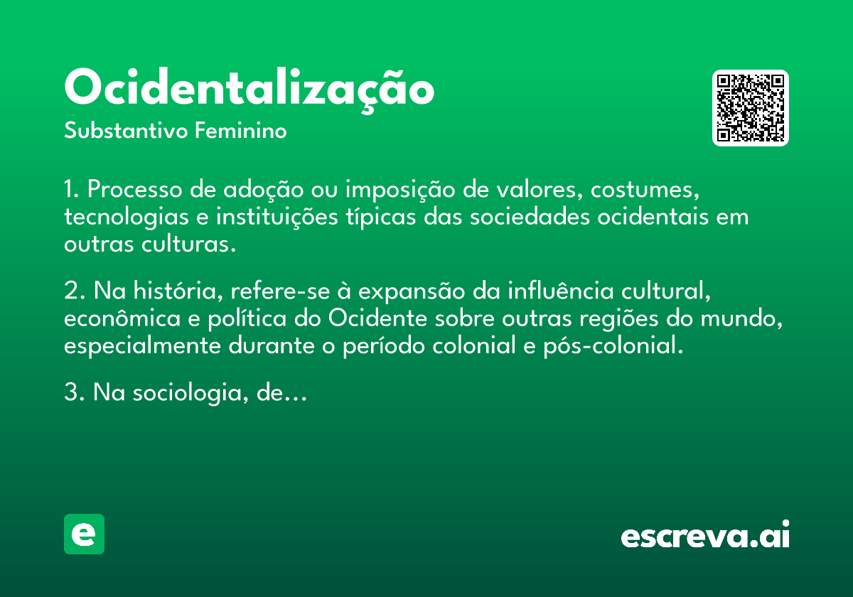 ocidentalização