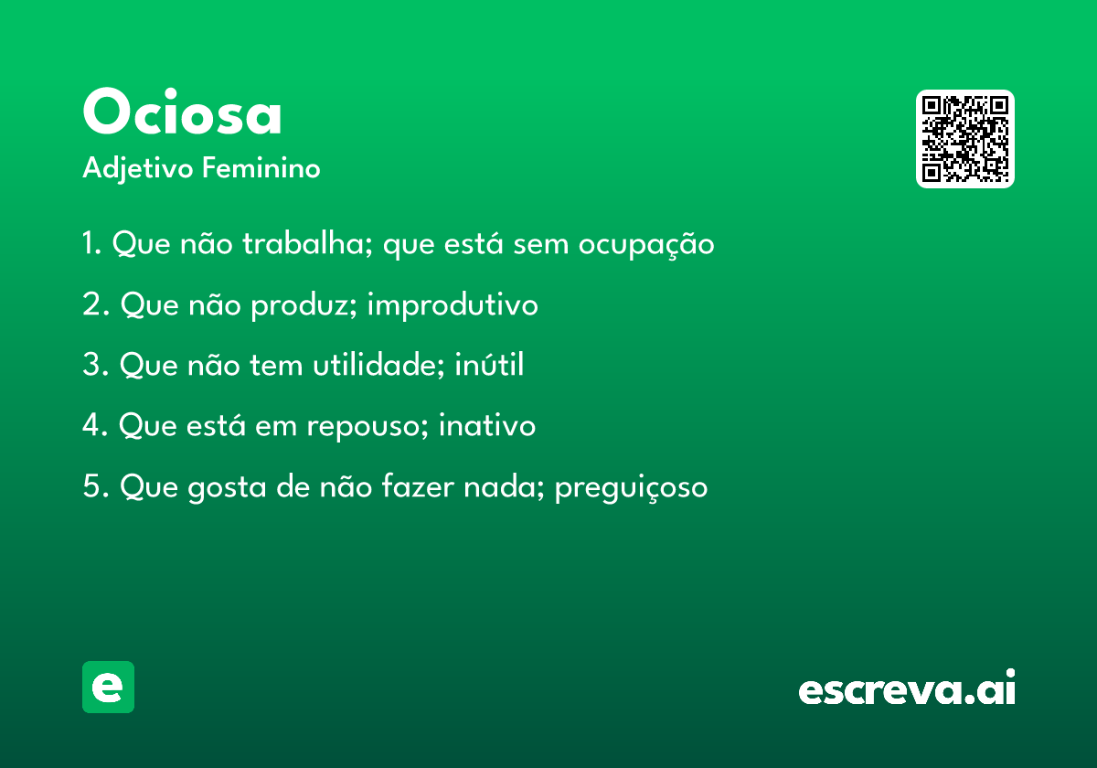 ociosa